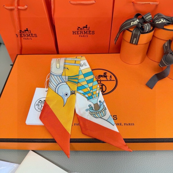 Hermes Silk Twill Scarf Womens Fashion Bandeau with Original Box Whatsapp【+1-3239614486】