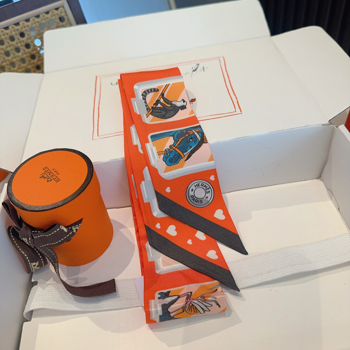 Hermes Silk Twill Scarf Womens Fashion Bandeau with Original Box Whatsapp【+1-3239614486】