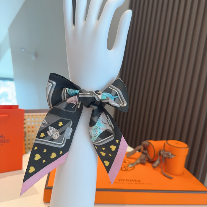 Hermes Silk Twill Scarf Womens Fashion Bandeau with Original Box Whatsapp【+1-3239614486】