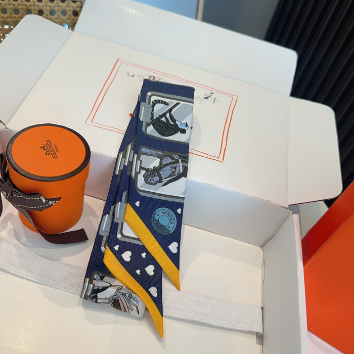 Hermes Silk Twill Scarf Womens Fashion Bandeau with Original Box Whatsapp【+1-3239614486】