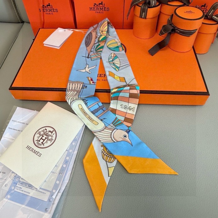 Hermes Silk Twill Scarf Womens Fashion Bandeau with Original Box Whatsapp【+1-3239614486】
