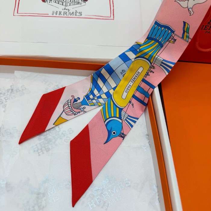 Hermes Silk Twill Scarf Womens Fashion Bandeau with Original Box Whatsapp【+1-3239614486】