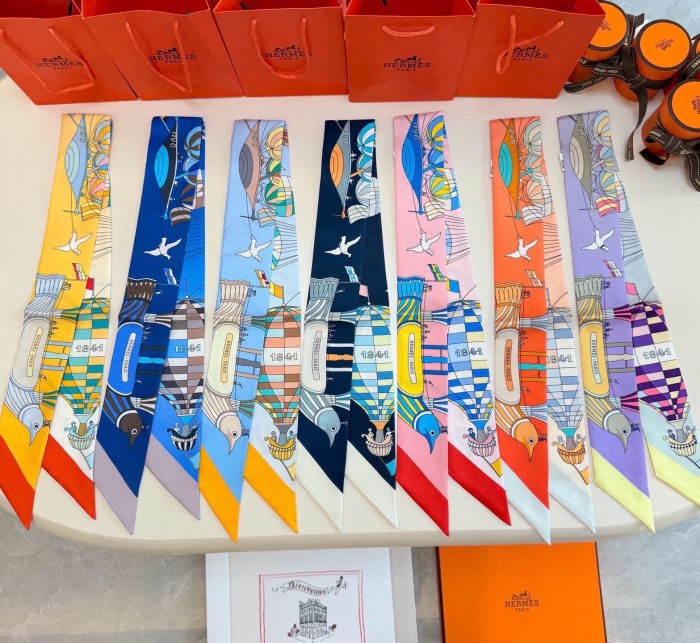 Hermes Silk Twill Scarf Womens Fashion Bandeau with Original Box Whatsapp【+1-3239614486】