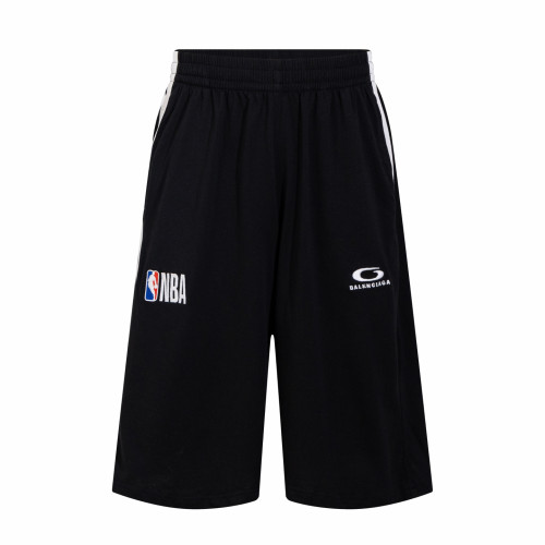 Balenciaga Mens Pant Shorts Luxury Brand MEN'S BALENCIAGA | NBA COLLABORATION TRACKSUIT SHORTS with Original Box Whatsapp 【+1-3239614486】