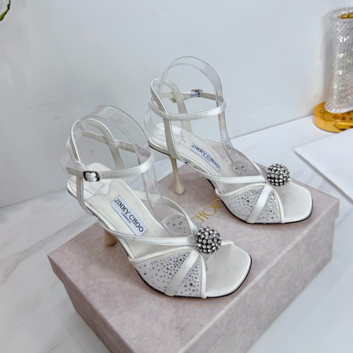 Jimmy Choo Womens Shoes Faiz Lace Pumps with Metal Lace Detail Luxury Brand Design with Original Box 10cm Heel whatsapp【+1-3239614486】