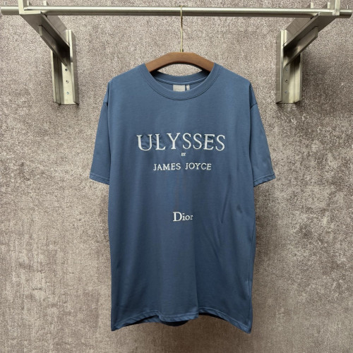 Dior Luxury Brand Women Mens Short Sleeve T-Shirt Men T-Shirt with Book Cover Embroidery 683J630A0677_C580 Whatsapp 【+1-3239614486】