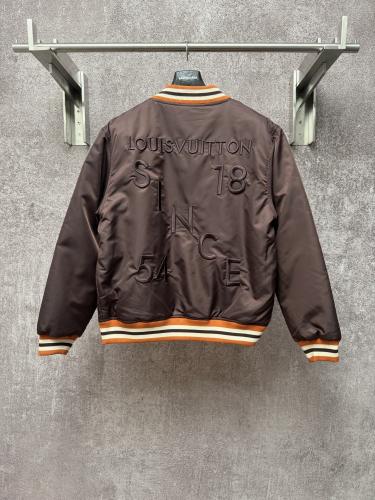 Louis Vuitton Men Jackets Coat Luxury Brand Mens Jacket Embellished Bomber Blouson 1AJUMO Top Quality Whatsapp【+1-3239614486】