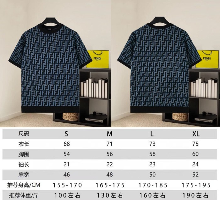 Fendi Luxury Brand Women Mens Short Sleeve T-Shirt Whatsapp 【+1-3239614486】