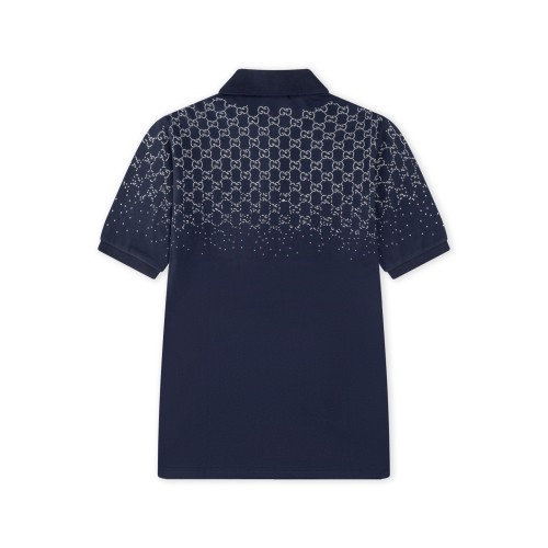 Gucci Luxury Brand Women Mens Short Sleeve T-Shirt Cotton piquet polo shirt with crystals 815514 XJHQQ 4055 Top Quality Luxury Brand Whatsapp 【+1-3239614486】