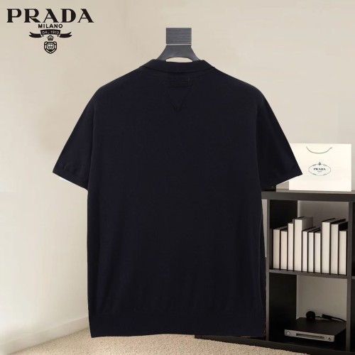 Prada Luxury Brand Men Womens Short Sleeve T-Shirt Knit Polo Shirt Whatsapp 【+1-3239614486】