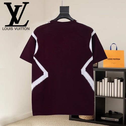 Louis Vuitton Luxury Brand Men Womens Short Sleeve T-Shirt Knit Whatsapp 【+1-3239614486】