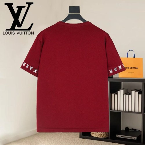 Louis Vuitton Luxury Brand Men Womens Short-Sleeved Cotton Crewneck 1AGKMB Whatsapp 【+1-3239614486】