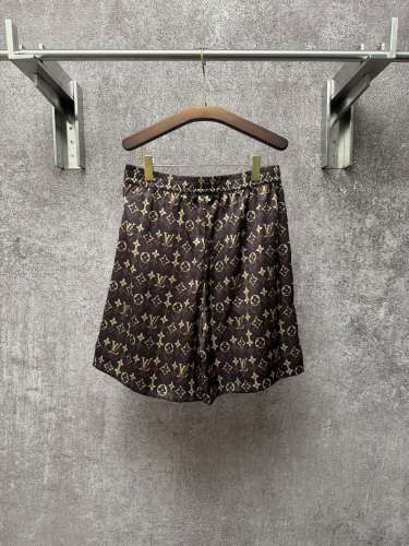Louis Vuitton Luxury Brand Women Mens Pant Shorts Monogram Printed Silk Shorts Whatsapp 【+1-3239614486】