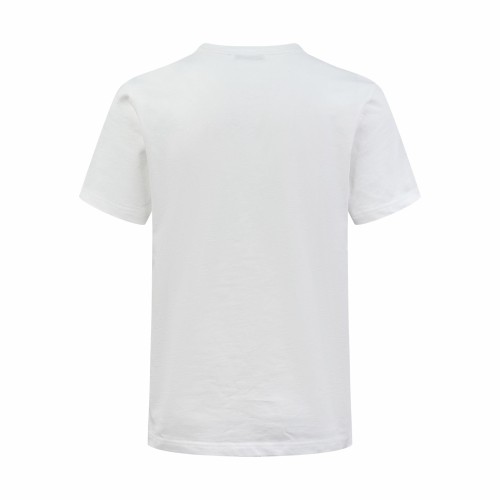 Moncler Luxury Brand Men Womens Short Sleeve T-Shirt Embroidered Tricolor Logo Cotton T-Shirt Whatsapp 【+1-3239614486】