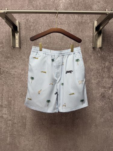 Louis Vuitton Luxury Brand Women Mens Pant Shorts LV x The Darjeeling Limited Embroidered Striped Shorts Whatsapp 【+1-3239614486】