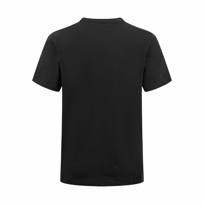Moncler Luxury Brand Men Womens Short Sleeve T-Shirt Embroidered Tricolor Logo Cotton T-Shirt Whatsapp 【+1-3239614486】