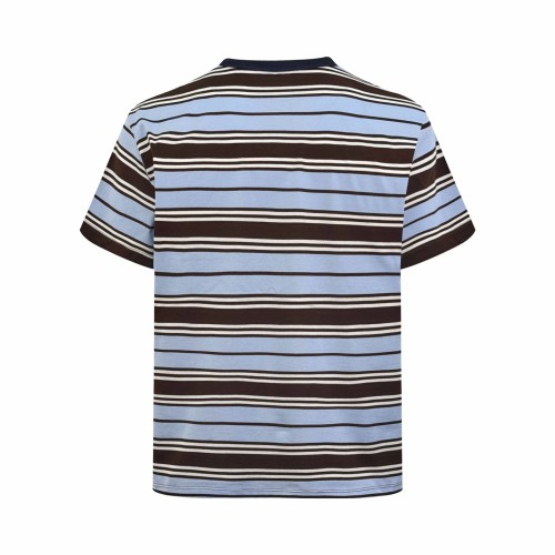 Prada Luxury Brand Womens Short Sleeve T-Shirt Oversized striped jersey T-shirt Whatsapp 【+1-3239614486】