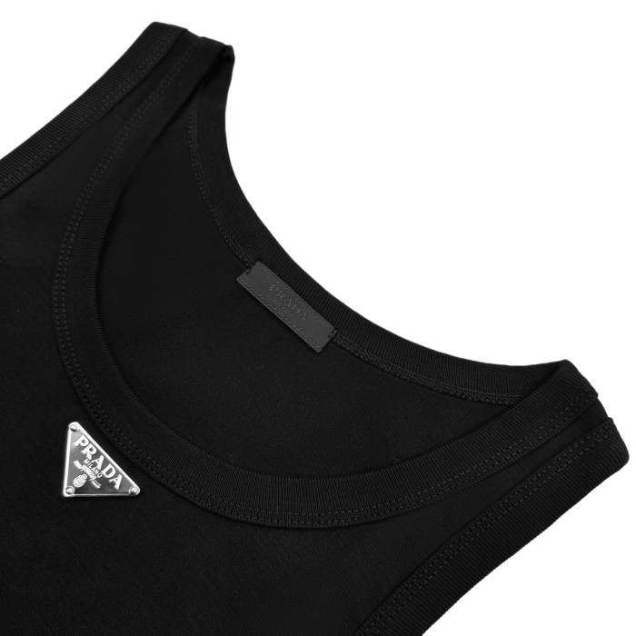 Prada Luxury Brand Men Womens Knit Tank Top Whatsapp 【+1-3239614486】