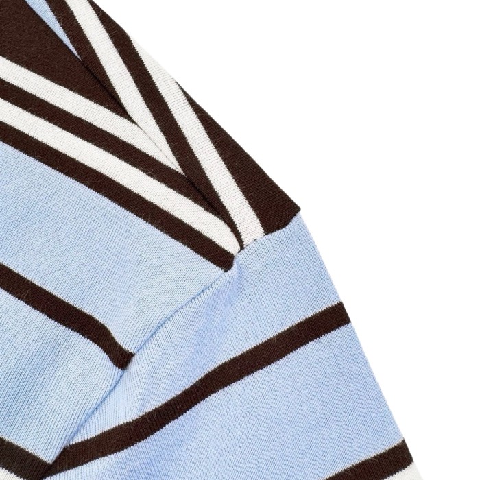 Prada Luxury Brand Womens Short Sleeve T-Shirt Oversized striped jersey T-shirt Whatsapp 【+1-3239614486】