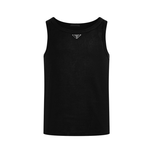 Prada Luxury Brand Men Womens Knit Tank Top Whatsapp 【+1-3239614486】