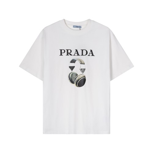 Prada Luxury Brand Men Womens Short Sleeve T-Shirt Whatsapp 【+1-3239614486】