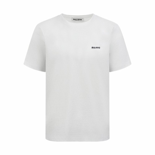 Miumiu Luxury Brand Men Womens Short Sleeve T-Shirt Top Quality Whatsapp 【+1-3239614486】