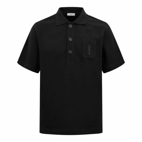 Saint Laurent YSL Luxury Brand Men Womens Short Sleeve T-Shirt Polo Shirt Whatsapp 【+1-3239614486】