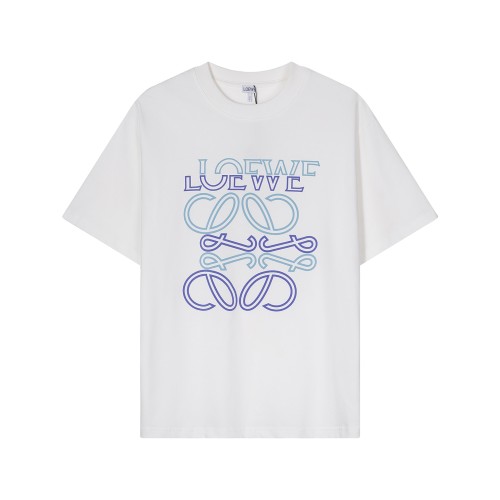 Loewe Luxury Brand Men Womens Short Sleeve T-Shirt Whatsapp 【+1-3239614486】