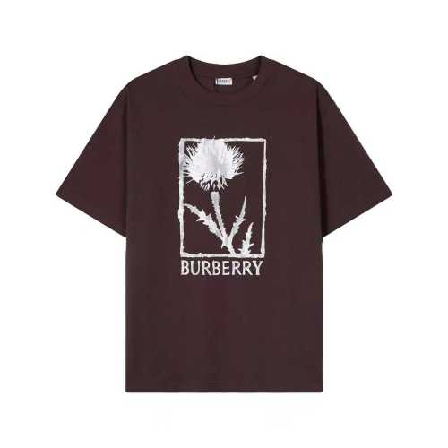 Burberry Luxury Brand Women Mens Short Sleeve T-Shirt Thistle Cotton T-shirt Whatsapp 【+1-3239614486】