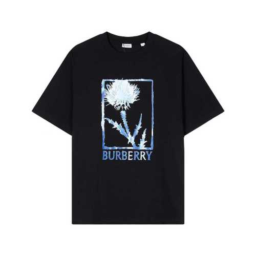 Burberry Luxury Brand Women Mens Short Sleeve T-Shirt Thistle Cotton T-shirt Whatsapp 【+1-3239614486】