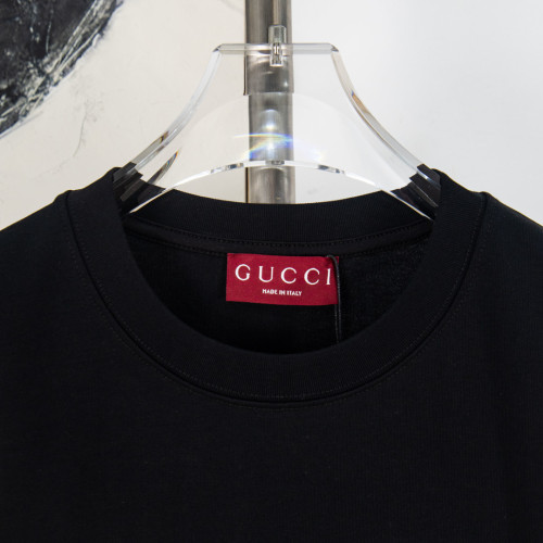 Gucci Luxury Brand Women Mens Short Sleeve T-Shirt Cotton jersey T-shirt with print Top Quality Whatsapp 【+1-3239614486】