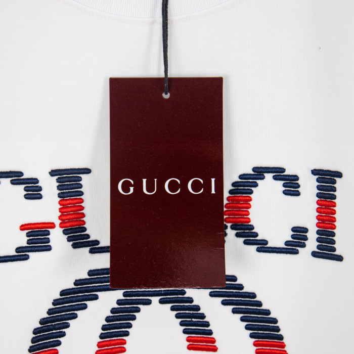 Gucci Luxury Brand Women Mens Short Sleeve T-Shirt Cotton jersey T-shirt with print Top Quality Whatsapp 【+1-3239614486】