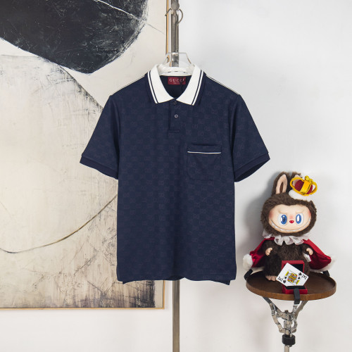 Gucci Luxury Brand Women Mens Short Sleeve T-Shirt GG nylon and cotton polo shirt Top Quality Whatsapp 【+1-3239614486】