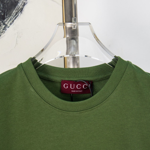 Gucci Luxury Brand Women Mens Short Sleeve T-Shirt Cotton jersey T-shirt with embroidery Top Quality Whatsapp 【+1-3239614486】
