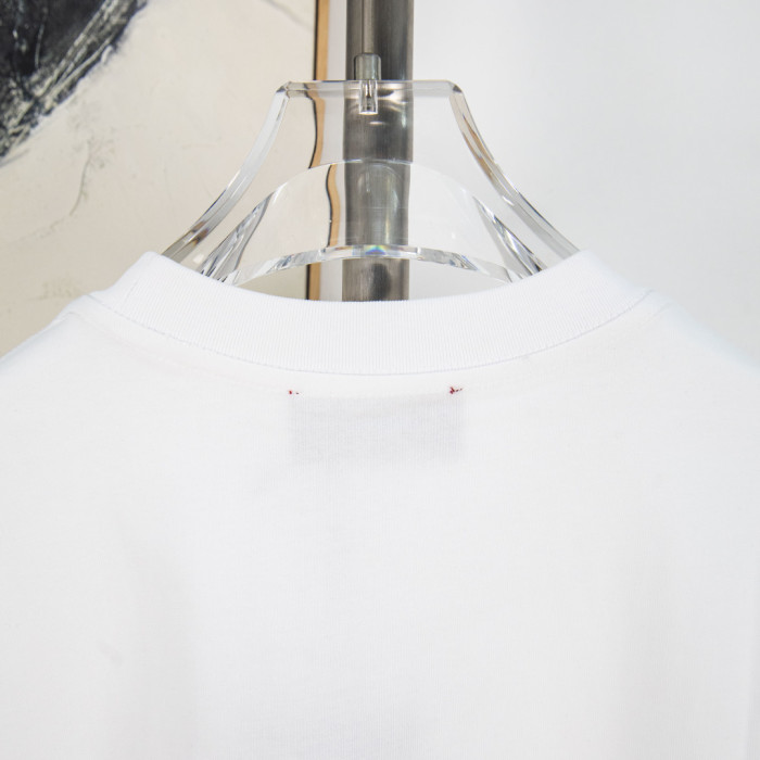 Gucci Luxury Brand Women Mens Short Sleeve T-Shirt Cotton jersey T-shirt with print Top Quality Whatsapp 【+1-3239614486】