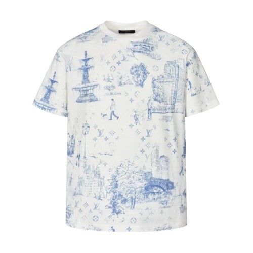 Louis Vuitton Luxury Brand Womens Men Short Sleeve T-Shirt Top Quality Whatsapp 【+1-3239614486】