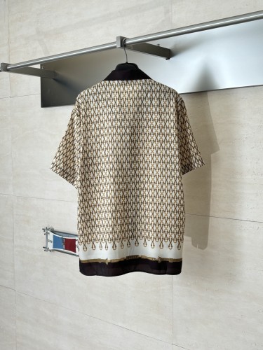 Gucci Mens Short Sleeve Shirts Luxury Brand Mens Shirt Top Quality Whatsapp 【+1-3239614486】