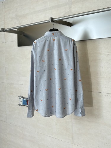 Louis Vuitton Women Mens Long Sleeve Shirts Luxury Brand Mens Shirt Top Quality Whatsapp 【+1-3239614486】