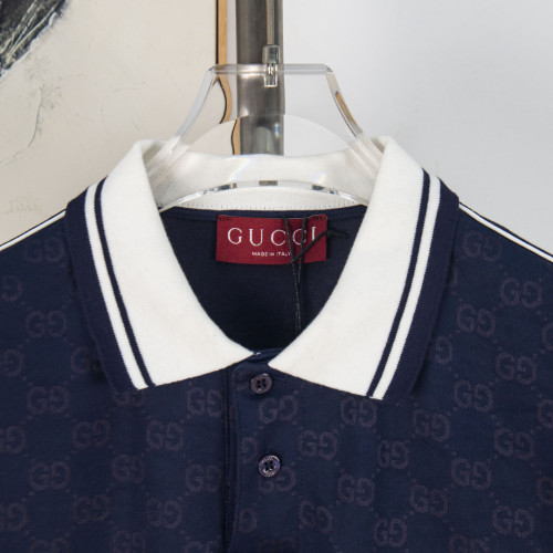 Gucci Luxury Brand Women Mens Short Sleeve T-Shirt GG nylon and cotton polo shirt Top Quality Whatsapp 【+1-3239614486】