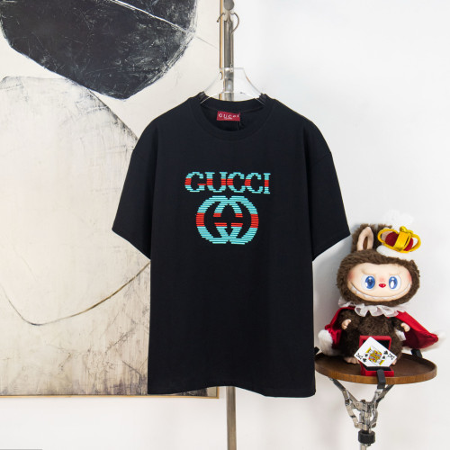 Gucci Luxury Brand Women Mens Short Sleeve T-Shirt Cotton jersey T-shirt with print Top Quality Whatsapp 【+1-3239614486】