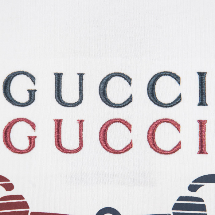 Gucci Luxury Brand Women Mens Short Sleeve T-Shirt Cotton jersey T-shirt with print Top Quality Whatsapp 【+1-3239614486】