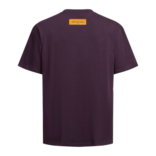 Louis Vuitton Luxury Brand Womens Short Sleeve T-Shirt Embossed LV T-shirt Top Quality Whatsapp 【+1-3239614486】