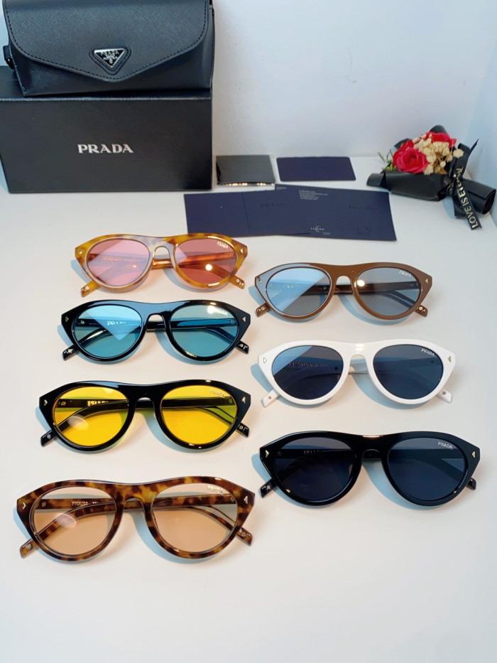 Prada Sunglasses Luxury Brand Men Womens Sunglasses Prada sunglasses with the iconic metal plaque with Original Box Whatsapp 【+1-3239614486】
