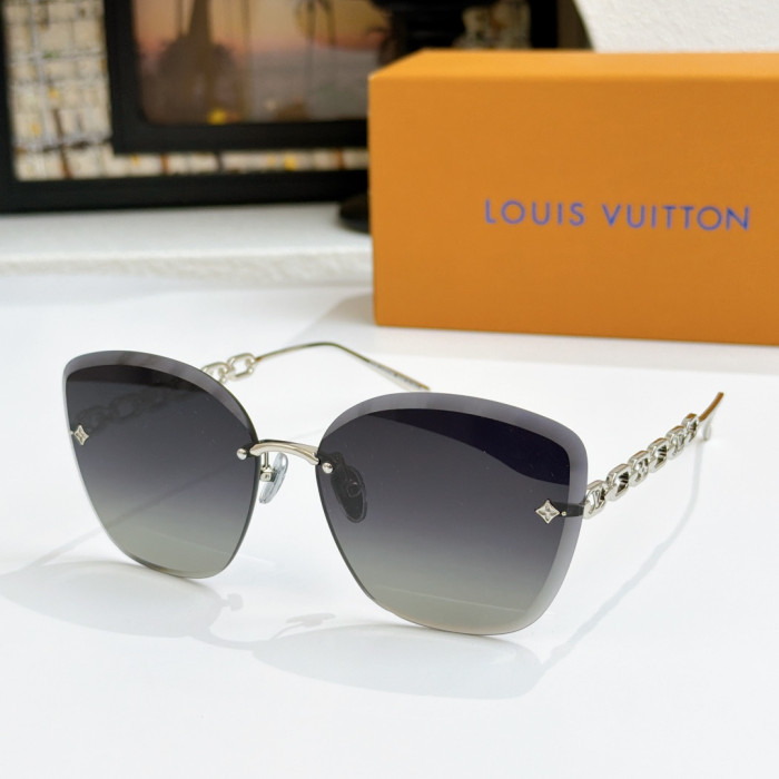 Louis Vuitton Sunglasses Luxury Brand Womens Sunglasses with Original Box Whatsapp 【+1-3239614486】Z2665U