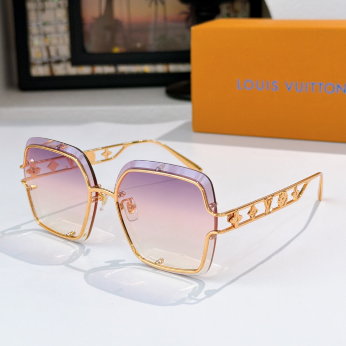 Louis Vuitton Sunglasses Luxury Brand Womens Sunglasses with Original Box Whatsapp 【+1-3239614486】Z2966U
