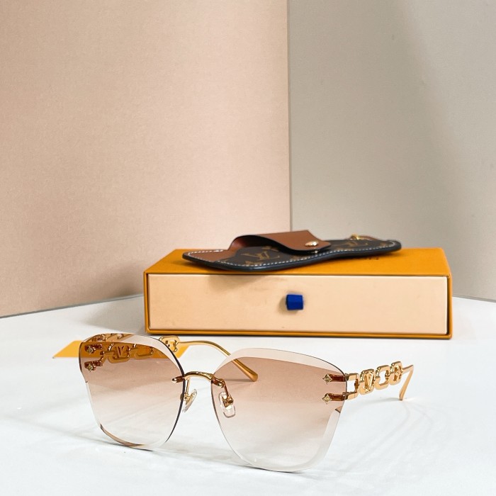 Louis Vuitton Sunglasses Luxury Brand Womens Sunglasses LV Jewel Cat Eye Sunglasses with Original Box Whatsapp 【+1-3239614486】Z2141U