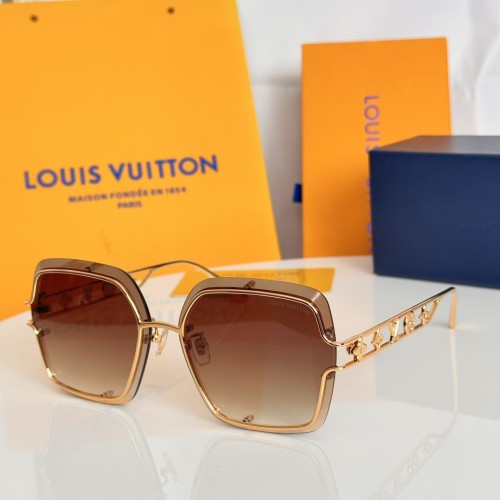 Louis Vuitton Sunglasses Luxury Brand Womens Sunglasses LV Framed Square Sunglasses with Original Box Whatsapp 【+1-3239614486】Z2938U