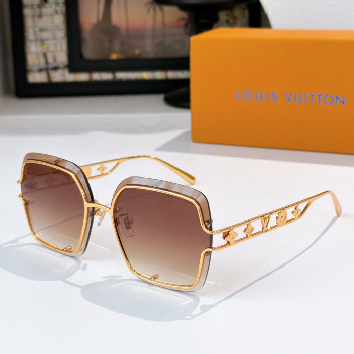 Louis Vuitton Sunglasses Luxury Brand Womens Sunglasses with Original Box Whatsapp 【+1-3239614486】Z2966U