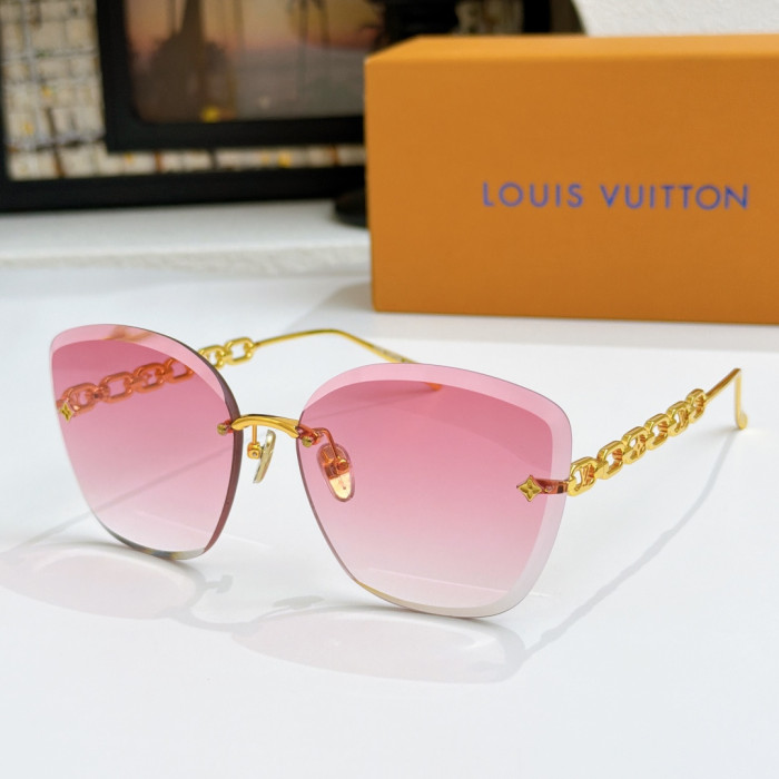 Louis Vuitton Sunglasses Luxury Brand Womens Sunglasses with Original Box Whatsapp 【+1-3239614486】Z2665U