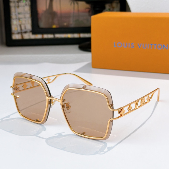 Louis Vuitton Sunglasses Luxury Brand Womens Sunglasses with Original Box Whatsapp 【+1-3239614486】Z2966U